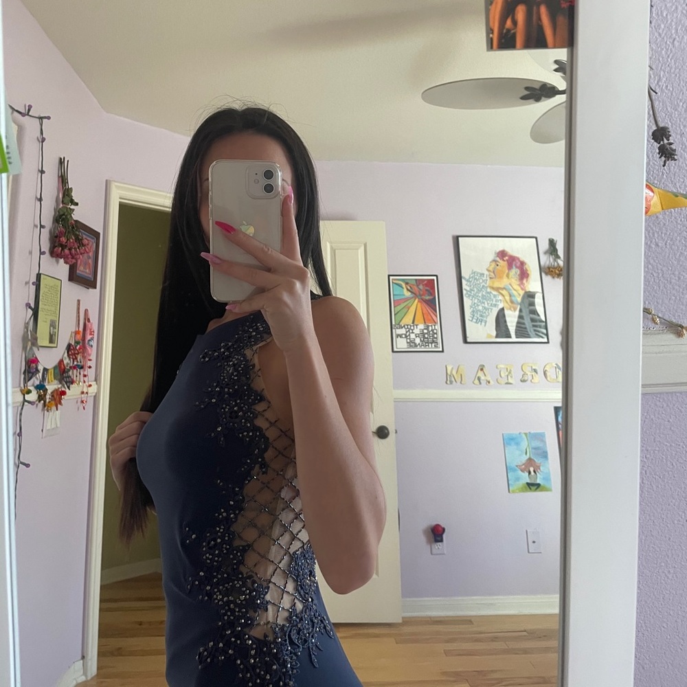 Formal/prom/wedding dress/ Navy blue🦋